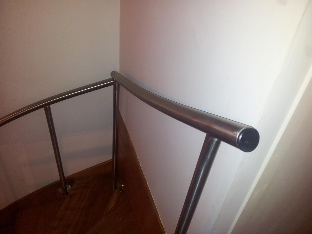 Rampe inox brossé