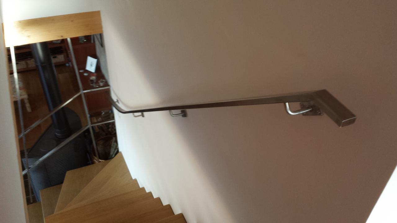 escalier et rampe en inox